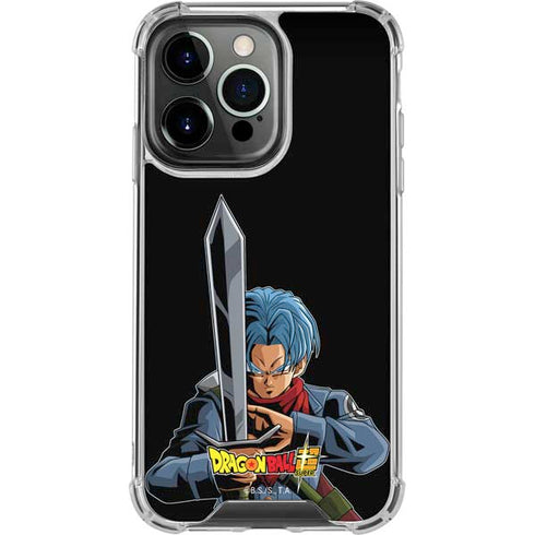 Dragon Ball Super Trunks Portrait iPhone 15 Pro Clear Case